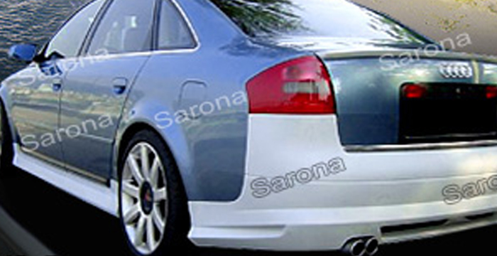 Custom Audi A6  Sedan Side Skirts (1998 - 2004) - $290.00 (Part #AD-006-SS)